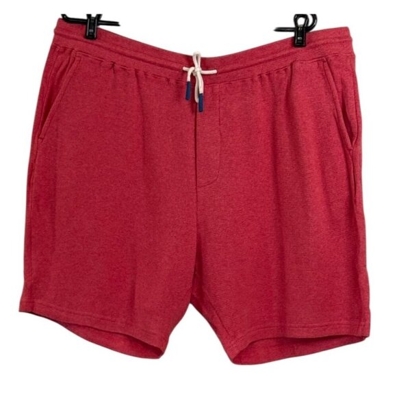 Bonobos Men's Lightweight Waffle Shorts Heathered Cranberry Size XXL NWT - Picture 5 of 5